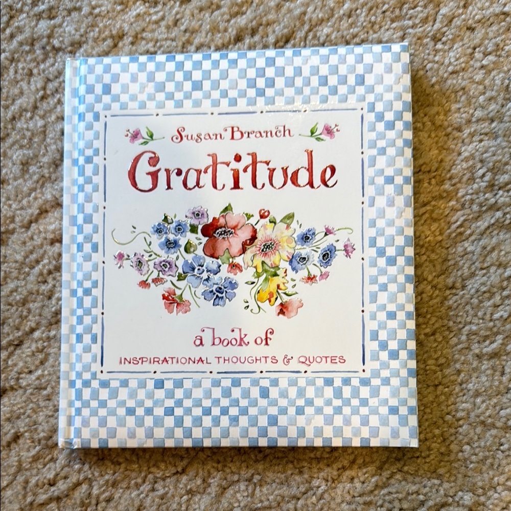 Gratitude Susan Branch - Blue and White